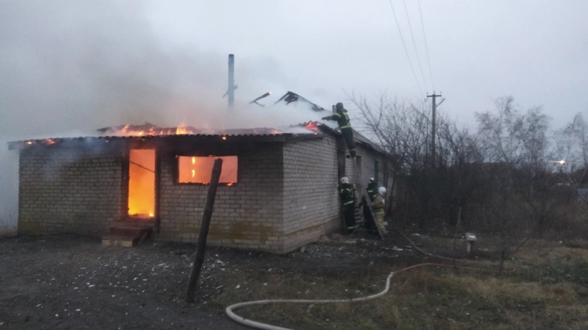 Пожар в александровке