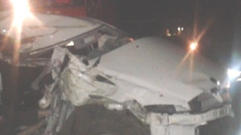 В Воронежской области погибли два пассажира врезавшейся в дерево иномарки 