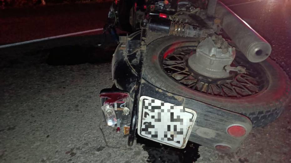 В Панинском районе в ДТП попали мотоциклист и велосипедист