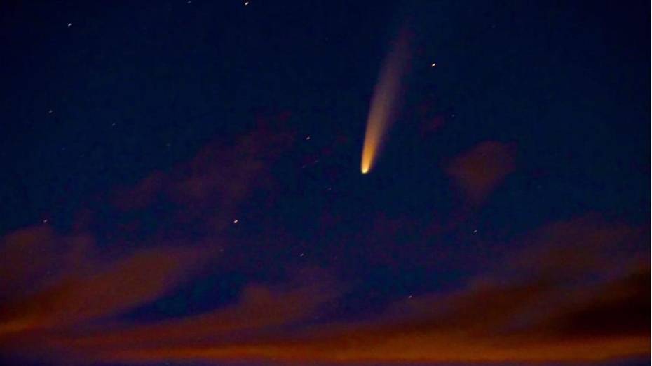 Воронежец запечатлел Большую комету 2020 года