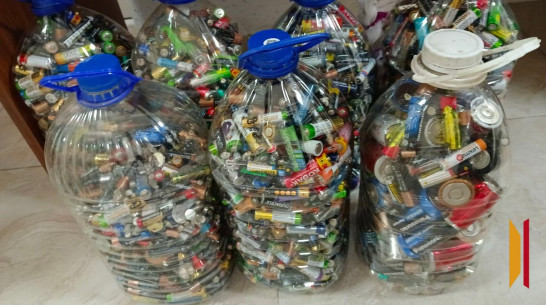 Жители Хохольского района сдали на переработку более 1 тыс батареек