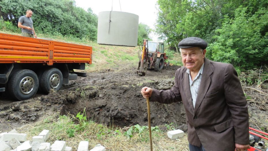 Старинный колодец восстановят общественники нижнедевицкого хутора Сычевка