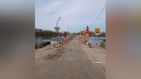 В Воронежской области открыли движение по мосту между Верхнемамонским и Россошанским районами