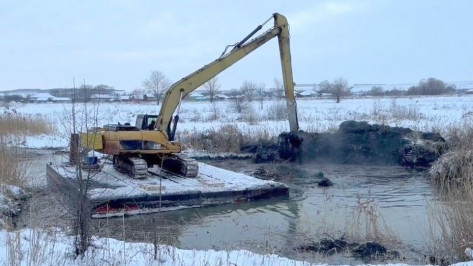 В 2022 году расчистят почти 27 км русла реки Осередь в Воронежской области