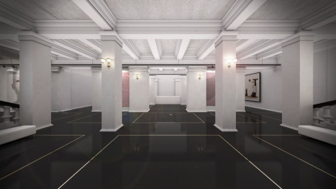 Здание воронежской Академии искусств станет черно-белым