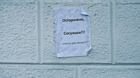 Прокуратура потребовала у коммунальщиков убрать сосульки в центре Воронежа