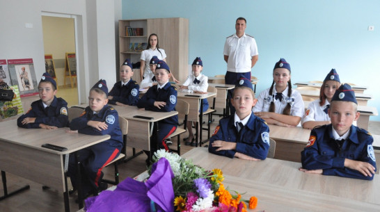 Казачий кадетский класс появился в школе павловского села Александровка Донская