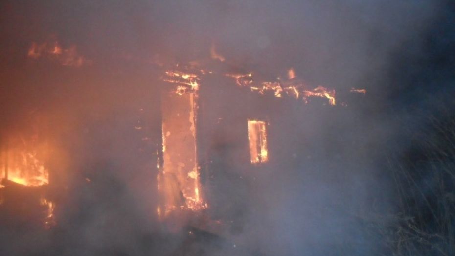 В Нижнедевицком районе неизвестные подожгли дом