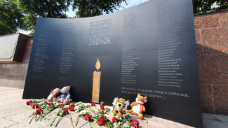 В Воронеже установили стенд в память о погибших в Донбассе школьниках