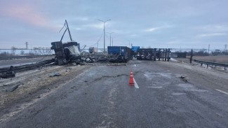Стали известны подробности ДТП, из-за которого 9 февраля перекрывали трассу М-4 «Дон» в Воронежской области