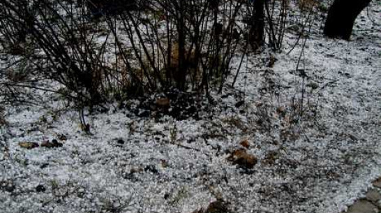 Над четырьмя районами области прогремела гроза