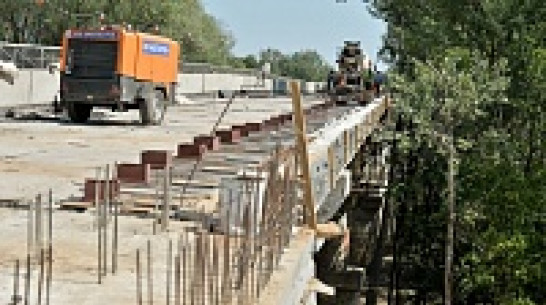 Мост через Хопер в Воронежской области откроется на месяц раньше срока