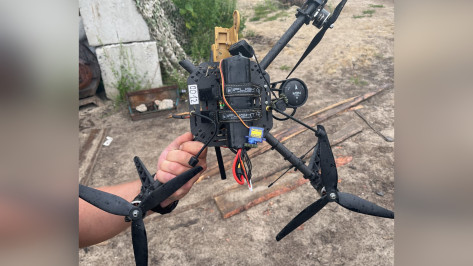 Самодельный вражеский квадрокоптер сбили по соседству с Воронежской областью