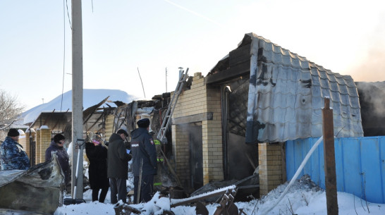 В Воронежской области при пожаре в доме погиб 60-летний мужчина