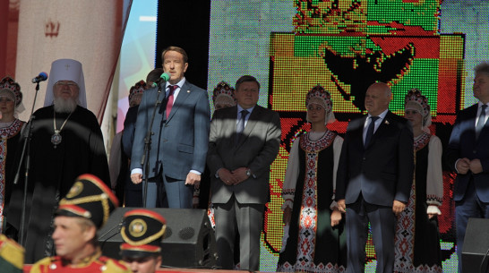 Алексей Гордеев и Александр Гусев поздравили воронежцев с Днем города