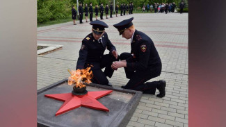 В Поворино доставили частицу Вечного огня с Мамаева кургана