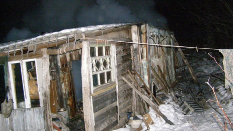 Житель Рамонского района сгорел вместе с домом