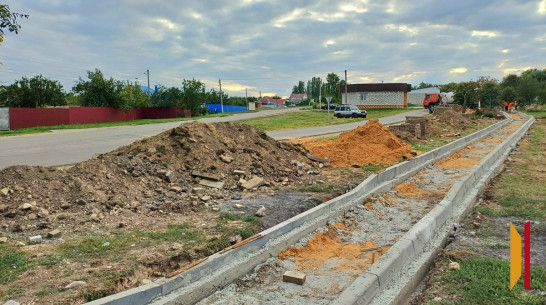 В хохольском селе Гремячье благоустроят тротуар