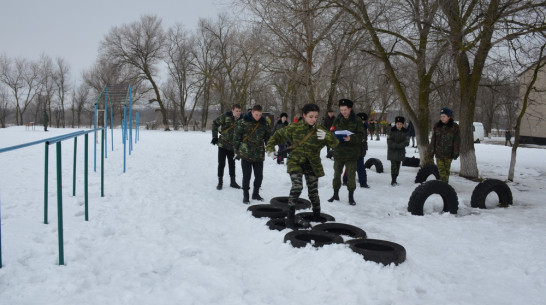 Верхнемамонские кадеты выиграли в военно-спортивной игре «Казачья вьюга – 2018»