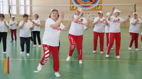В Боброве активисты старше 65 лет провели «Спортивные встречи»