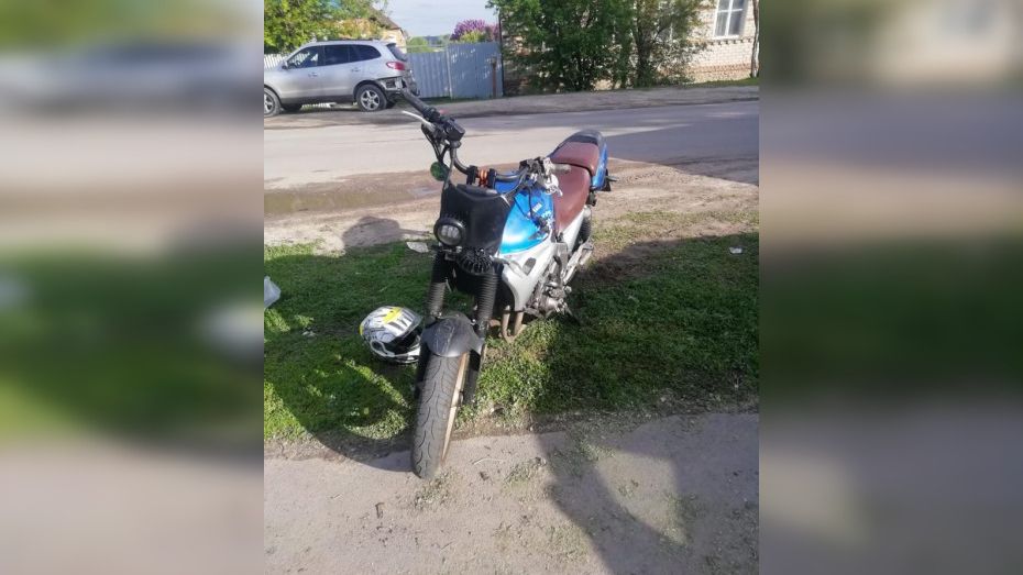 Подросток-мотоциклист протаранил иномарку в Воронежской области