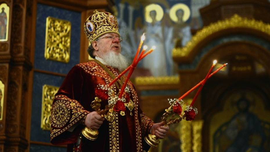 Глава Воронежской митрополии поздравил жителей региона с праздником Пасхи
