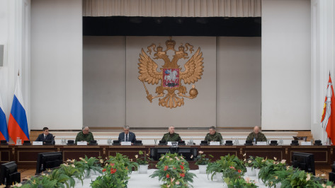 В Воронежской области проходит мобилизационный сбор с военкомами Московского военного округа