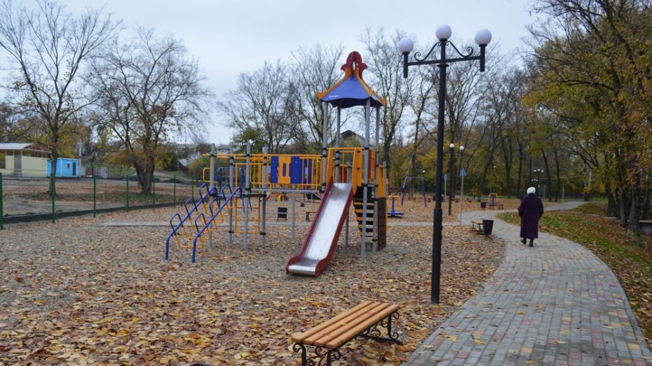 В новоусманском поселке Отрадное открыли новый парк