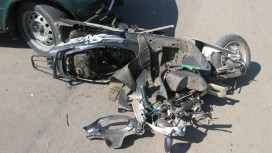 В ДТП в воронежском райцентре пострадал 12-летний мальчик на скутере