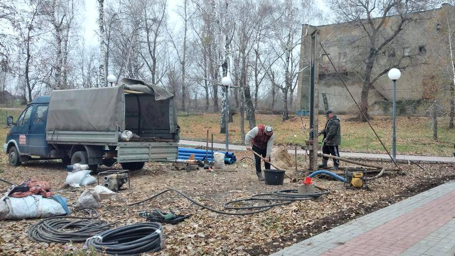 В парке петропавловского села Новый Лиман пробурили скважину для полива растений