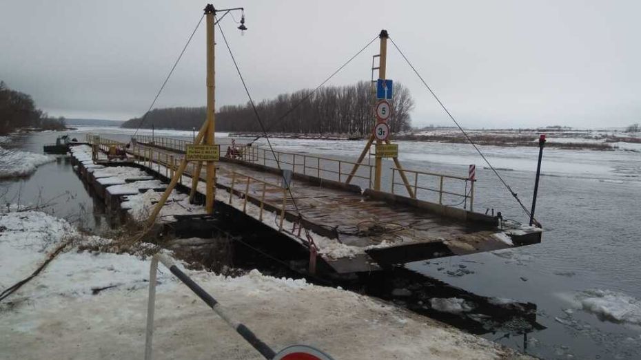 Прокуроры заинтересовались срывом понтонного моста в Воронежской области