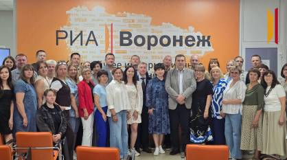 В редакции РИА «Воронеж» прошел практический семинар «10 лучших газет России»