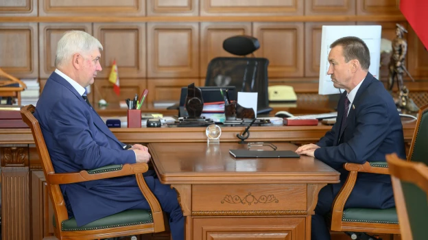 Губернатор Александр Гусев обсудил с председателем Воронежской облдумы основные направления совместной работы