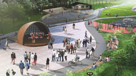 В Воронежской области показали конкурсные проекты благоустройства 5 малых городов