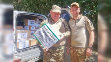Лискинцы доставили штурмовикам гуманитарный груз на 480 тыс рублей