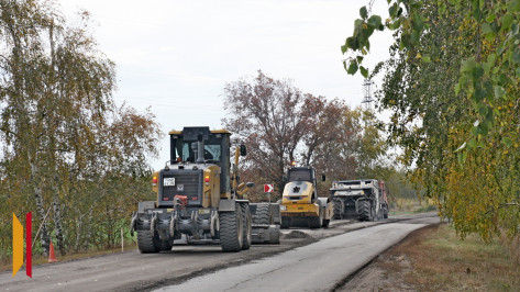 В Лискинском районе капитально отремонтировали участок дороги до села Копанище