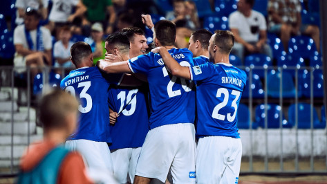 Воронежский «Факел» занял первую строчку турнирной таблицы Первой лиги