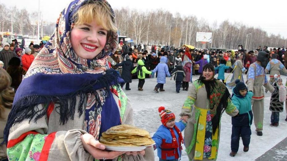 На Масленицу в Воронеже запланировано более 150 мероприятий