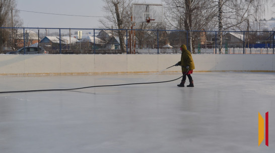 В Воробьевке откроют каток