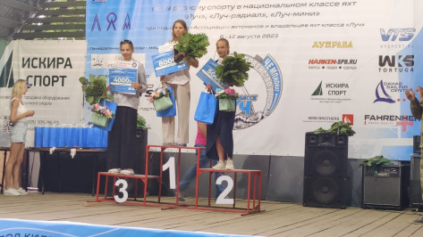Воронежская спортсменка победила на первенстве России по парусному спорту