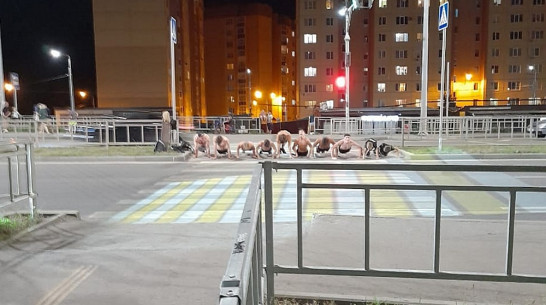 Воронежцы сняли на видео необычный спортивный флешмоб в Шилово