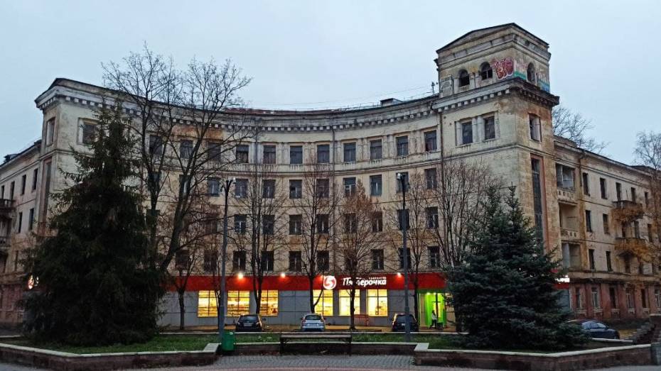 Исторический дом на улице Депутатской в Воронеже законсервируют до конца 2021 года
