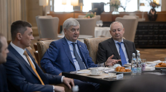 Воронежский губернатор Александр Гусев принял участие в заседании Торгово-промышленной палаты