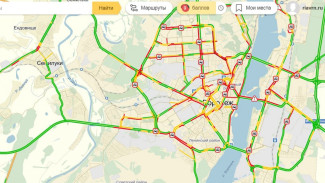 В Воронеже сильный снегопад снова спровоцировал пробки в 9 баллов