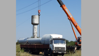 Новую башню Рожновского установили в репьевском селе Платава