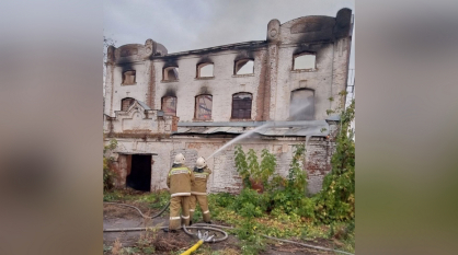 Трехэтажная мельница сгорела в воронежском селе