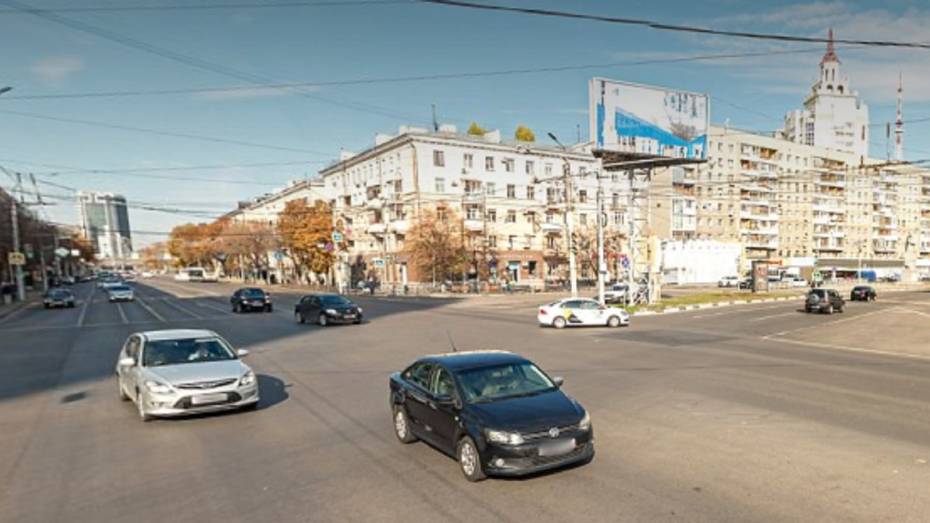 В центре Воронежа на пересечении улиц Плехановской и Кольцовской отключат светофоры