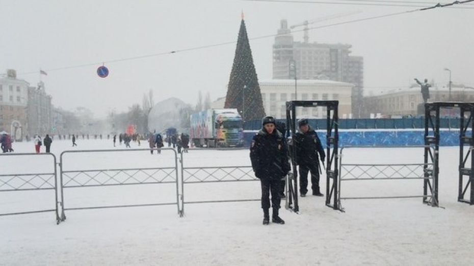 Вокруг главной елки Воронежа появятся металлодетекторы
