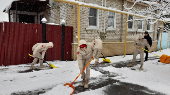 Бутурлиновские волонтеры дали старт акции «Снежный десант»