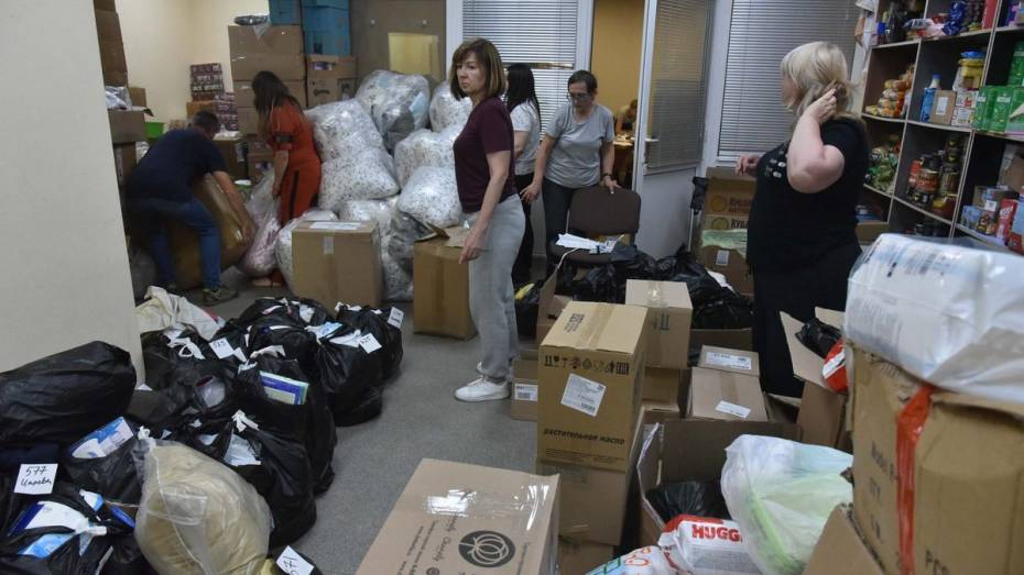 Воронежская область передала пострадавшим белгородцам 74 тонны гуманитарной помощи